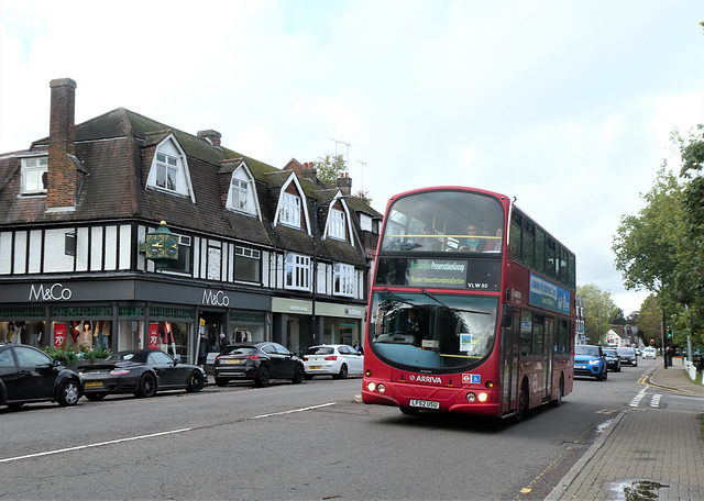 Preserved former Arriva London North VLW80 (LF52 USU) in Harpenden (P1040740)