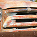 a rusty bumper