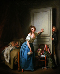 L'Indiscret , huile sur toile de Louis-Léopold Boilly