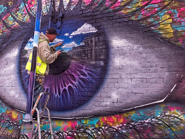 Street Artist at Work