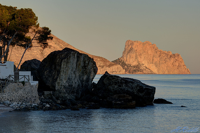 Penon de Ifach at sunset