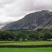 Looking across Ashness How to the screes of Wastwater (Scan from Aug 1992)