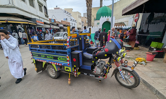 Top-Moto aux couleurs vivifiantes.