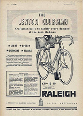 Raleigh Lenton Clubman ad 9.47