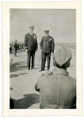 Winston Churchill and Franklin D. Roosevelt Jr. in Iceland, August 16, 1941