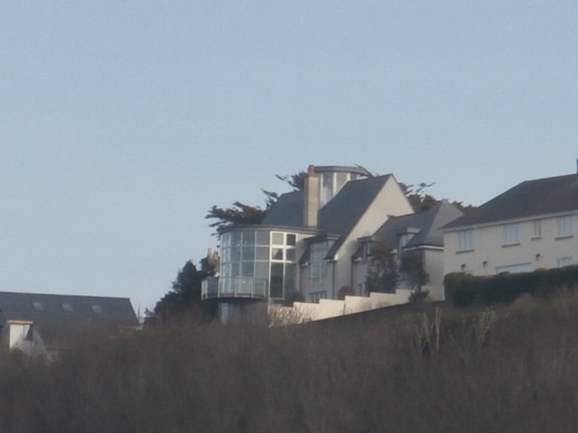 A friend's house overlooking the sea