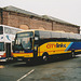 Bluebird Buses (Stagecoach) X677 NSE (Scottish Citylink contractor) at Aberdeen - 27 Mar 2001