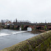 Old Dee Bridge and weir, Chester