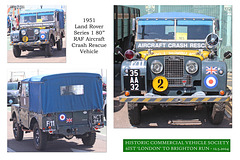 1951 Land Rover Series 1 HCVS Brighton 12 5 2024