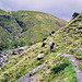 Climb towards Greendale Tarn (Scan from Aug 1992)