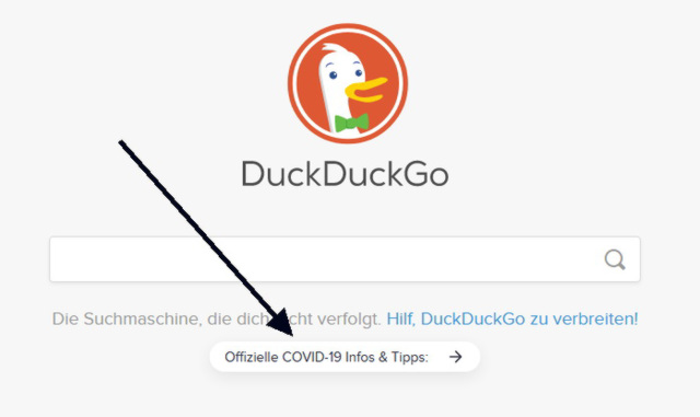 Screenshot here as picture DuckDuckGo :  (Datenschutz – leicht gemacht)