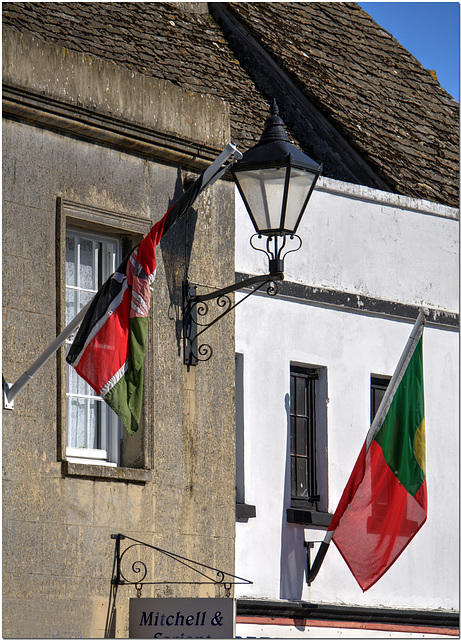 Flags in Fairford