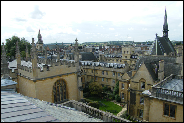 Exeter from the Sheldonian