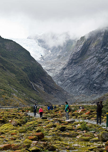 Toward the glacier