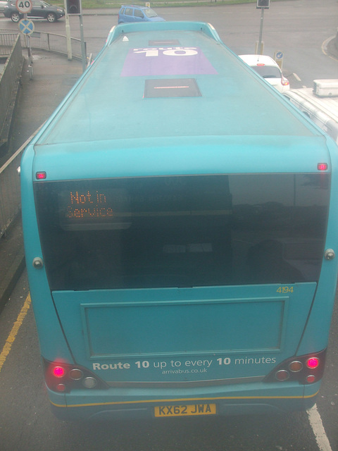 DSCF1185 Arriva 4194 (KX62 JWA) at Garston - 8 Apr 2018