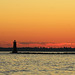 Manistique Lighthouse at Sunset