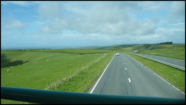 open road to the sea