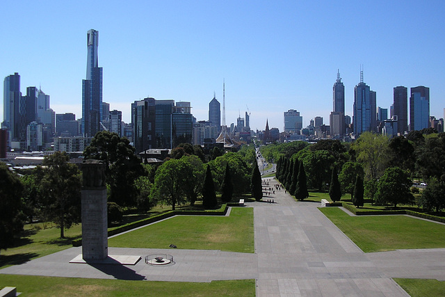 View From The Shrine Of Remembrance