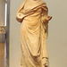 Statue of the Priestess Aristonoe from Rhamnous in the National Archaeological Museum in Athens, May 2014