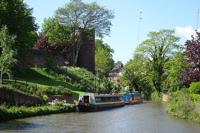 Narrowboats On The Canal