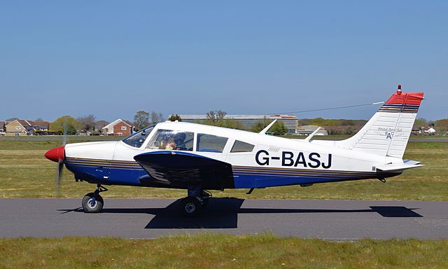 G-BASJ at Solent Airport - 25 April 2021