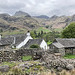 The Langdale Pikes from Side House Farm