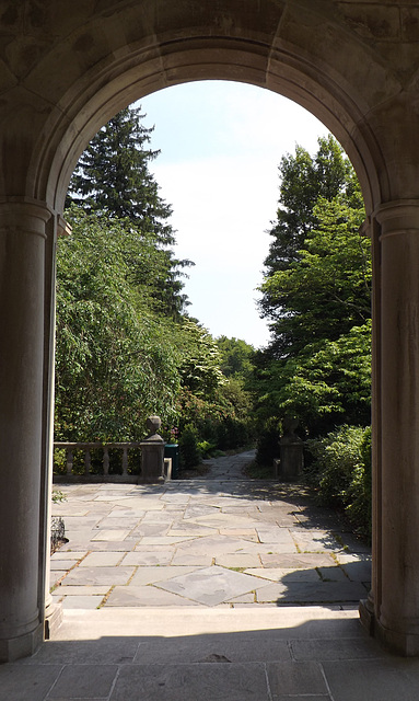 Coe Hall's Arcaded Terrace at Planting Fields, May 2012