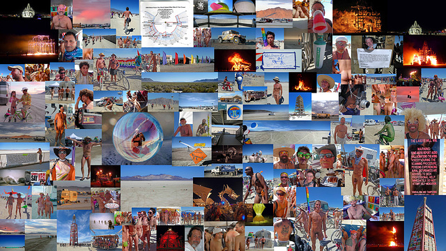 2008 Burning Man Collage
