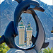 Oman : Mutrah - la moskea centrale, il lampione, la scultura dei delfini sulla passeggiata