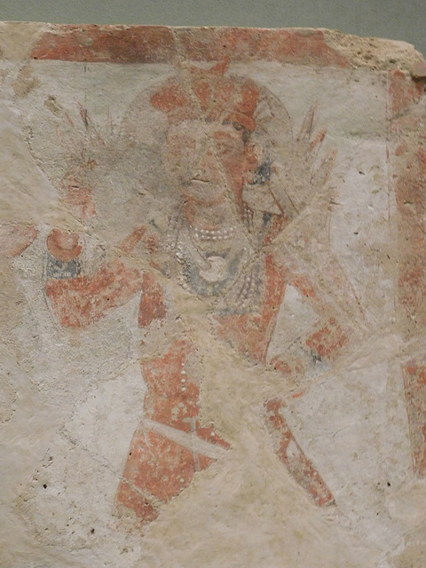 Detail of a Panel with the God Pharro and a Worshiper in the Metropolitan Museum of Art, August 2019