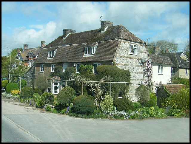 brick and flint at Winterborne