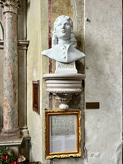 Venice 2022 – San Giovanni in Bragora – Baptism document of Antonio Vivaldi