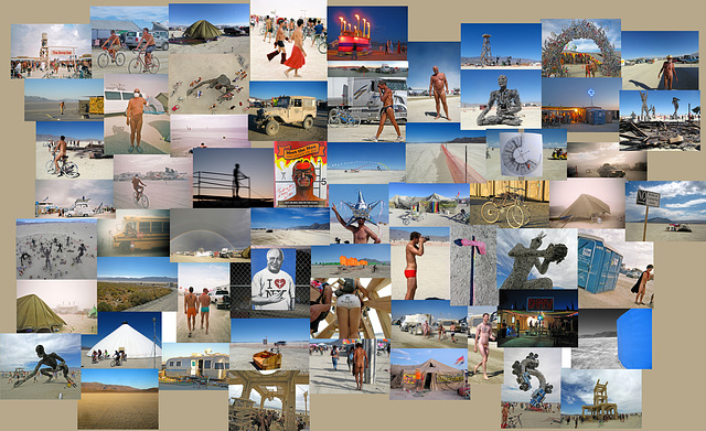 2007 Burning Man Collage