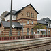 Empfangsgebäude des Bahnhofs Mettmann-Stadtwald / 1.11.2016