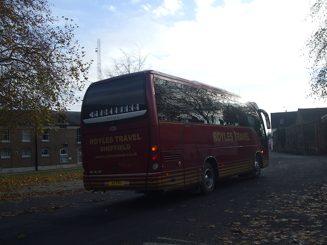 DSCF5540 Royles Travel A5 PMX (YN57 ADV) at Bury St. Edmunds - 25 Nov 2018