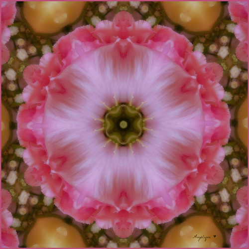 Kaleidoscope .Rose .....bonne journée et bon we