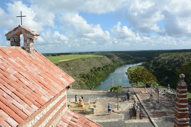 Dominican Republic, The River of Chavon Viewed from the Bell Tower of the Saint Stanislaus Church