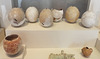 Eggshells from Hypogeum 223 in the Archaeological Museum of Madrid, October 2022