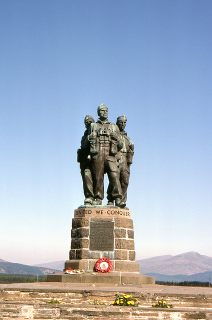 The Commando Memorial,Spean Bridge  4th May 1990