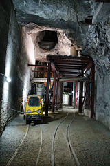 Grubenbahn nahe des Blindschachtes (Erzbergwerk Ramsbeck, Bestwig-Ramsbeck) / 6.07.2019