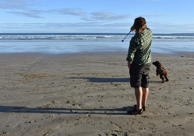 autumn at the beach