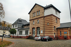 Bahnhof Mettmann-Stadtwald, Empfangsgebäude von 1879 / 1.11.2016