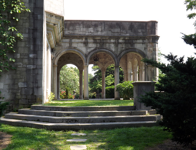 Coe Hall's Arcaded Terrace at Planting Fields, May 2012