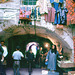 Walking through the old city of Jerusalem in 1970