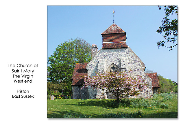 St Mary's Friston from West 25 4 2011