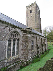 halwell church, devon, c15 rood stair turret