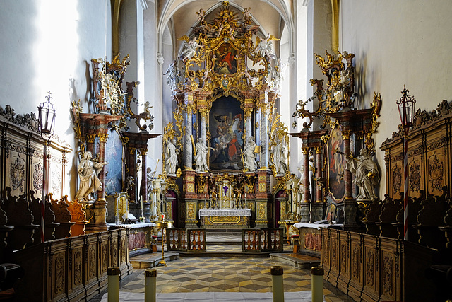 Die Barockkirche in Tückelhausen - The baroque church in Tückelhausen