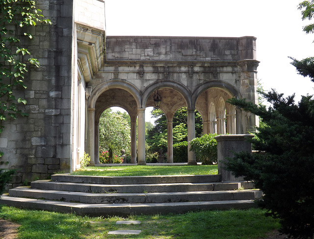 Coe Hall's Arcaded Terrace at Planting Fields, May 2012