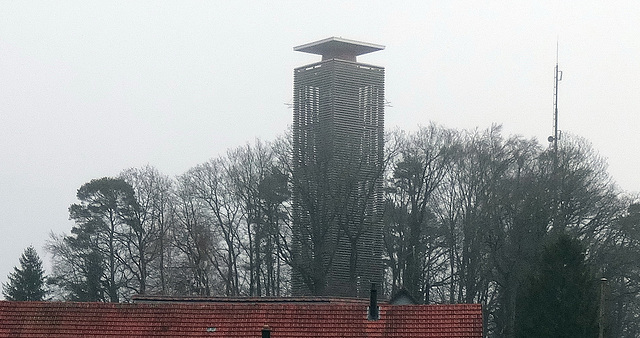 Nichts mit Kaiserwetter auf'm Napoleonturm