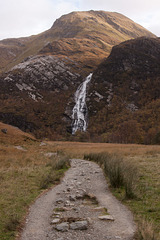 The path to Steall Falls